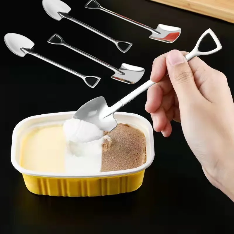 

1/10 шт., ложка-Лопатка из нержавеющей стали