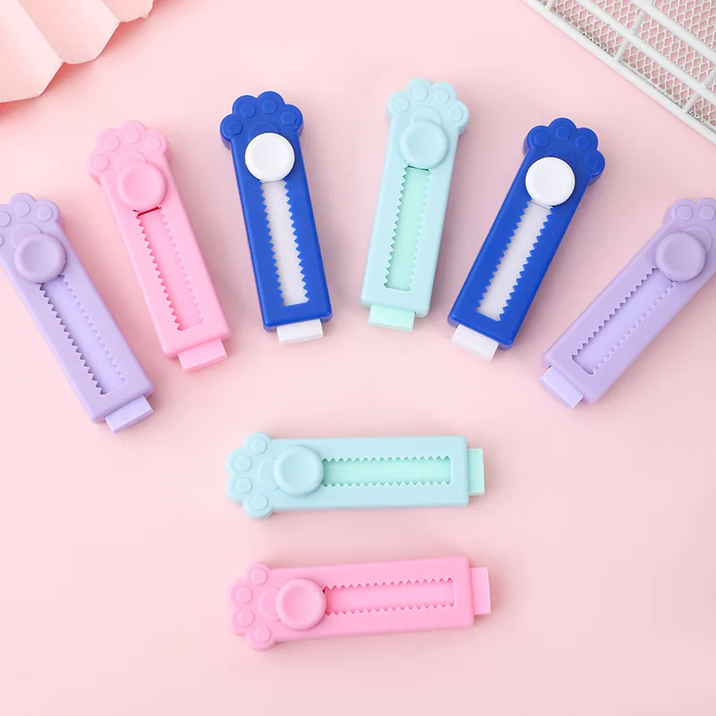 

Push-Pull Eraser Portable Eraser Cartoon Cute Office & School Supplies Cute Eraser Kawaii Stationery