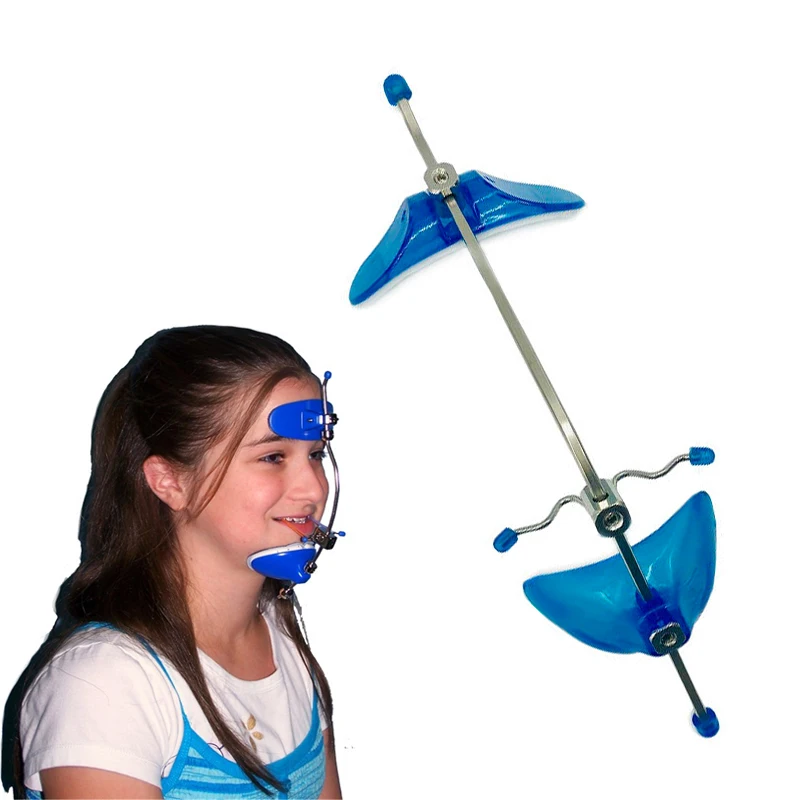 

Dental Orthodontic Single Pole Forward Pull Headgear Extraoral Dental Adjustable FaceMask Dental Instruments Dentist Clinic Use