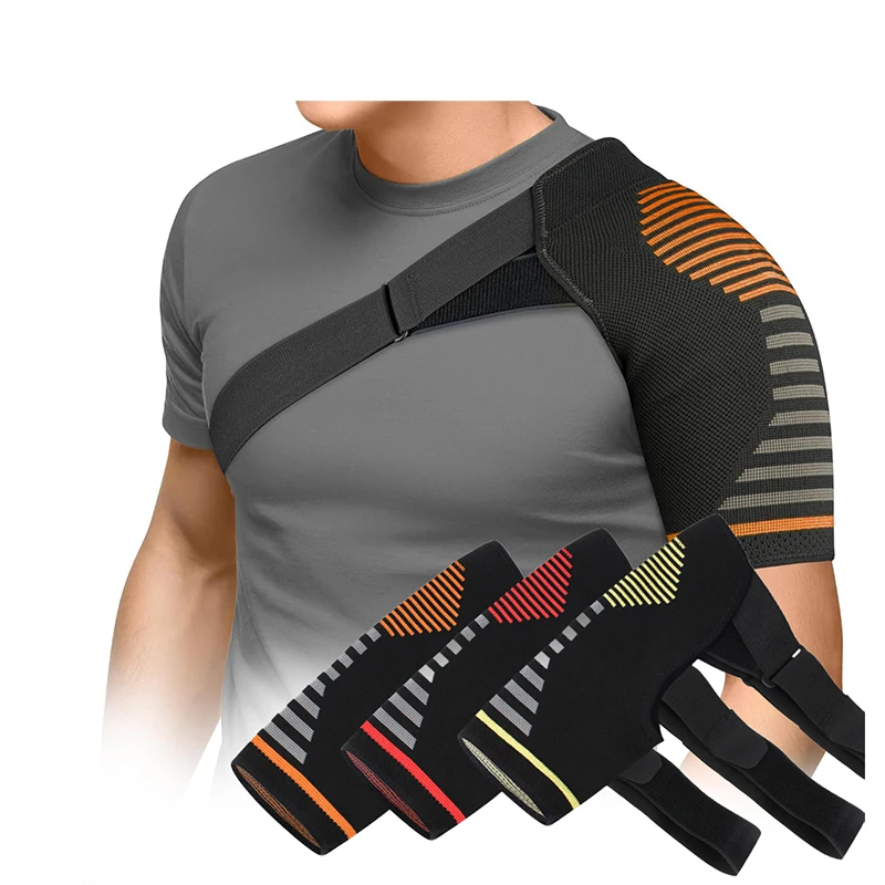 1 шт. компрессионная поддержка плеч дышащая ткань амортизирующий плечевой бандаж