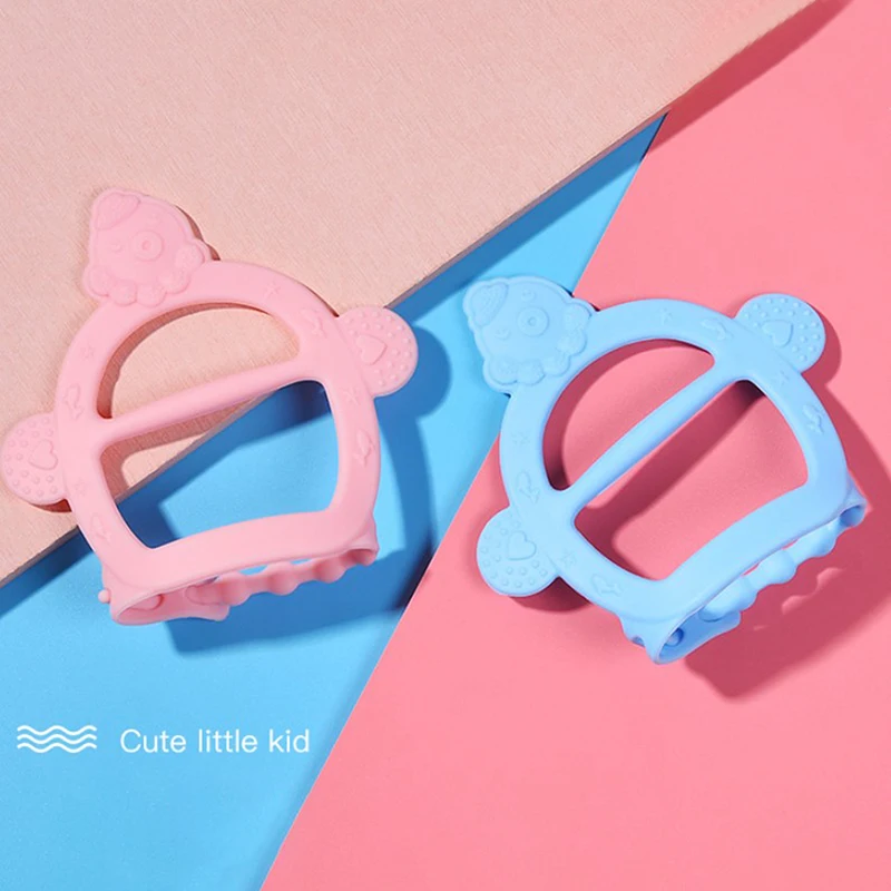

1Pcs Baby Silicone Bracelet Teether Toys 3Colors Bandage Design Baby Teething Products Durable Elastic Molar Toy Baby Supplies