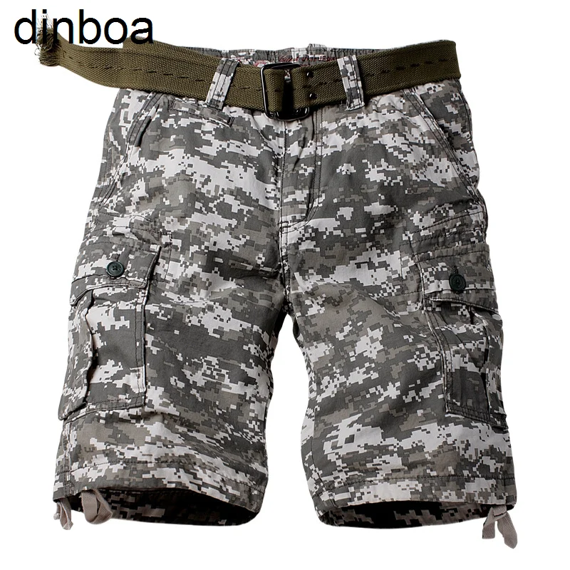 

2022 Bape Summer Korean Style Camouflage Military Cargo Shorts Men Loose Washing Camouflage Tooling Shorts for Men 29-40