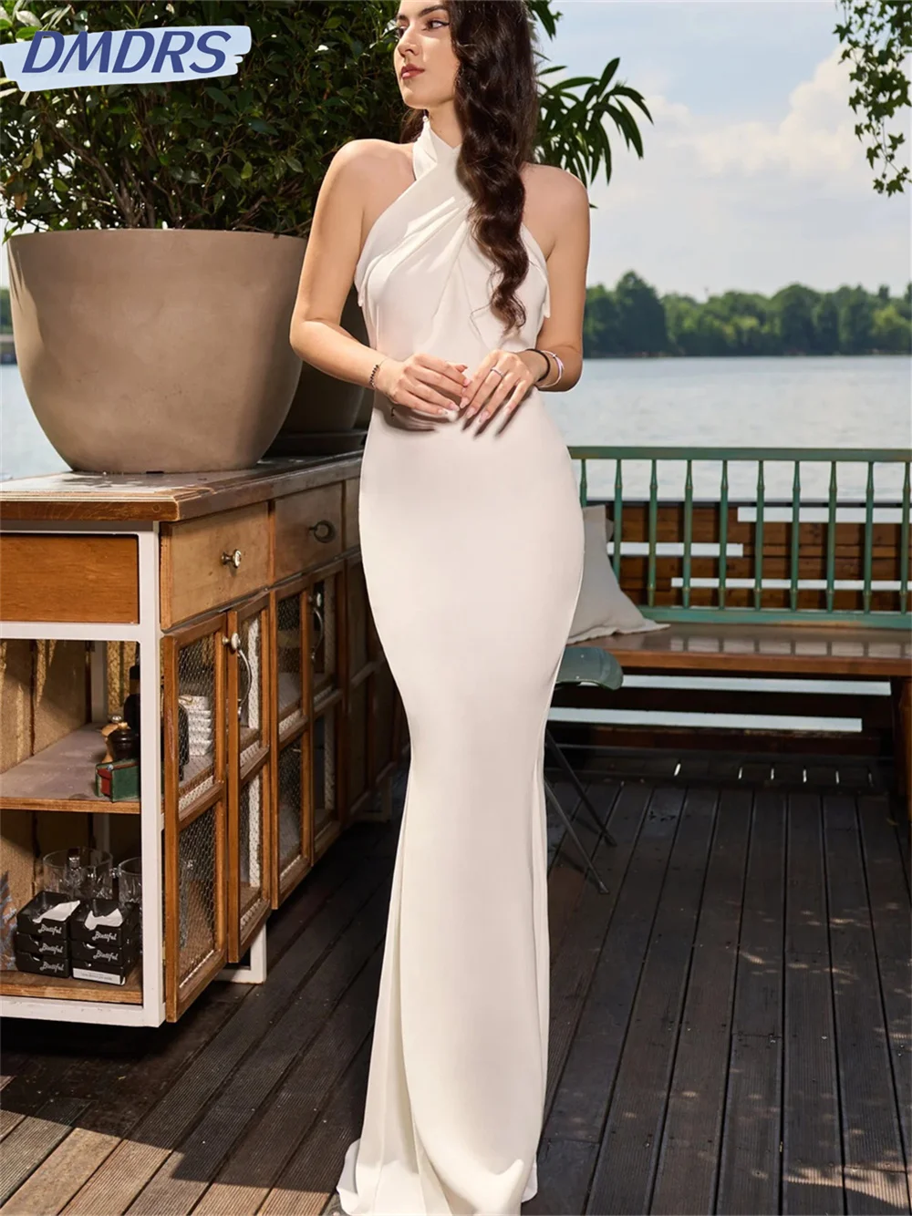 Женское шифоновое платье до пола It's yiiya