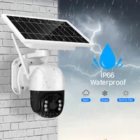 3MP Solar Camera Wireless Wifi Outdoor Waterproof IP Camera Security Surveillance Camera IR Human Detection CCTV Night Vision
