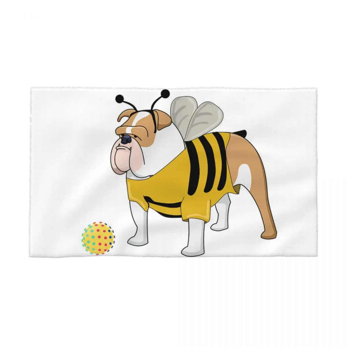 Dogo Bee Dog 40x70cm Face Wash Cloth Water-absorbent Suitable for Outdoor Birthday Gift