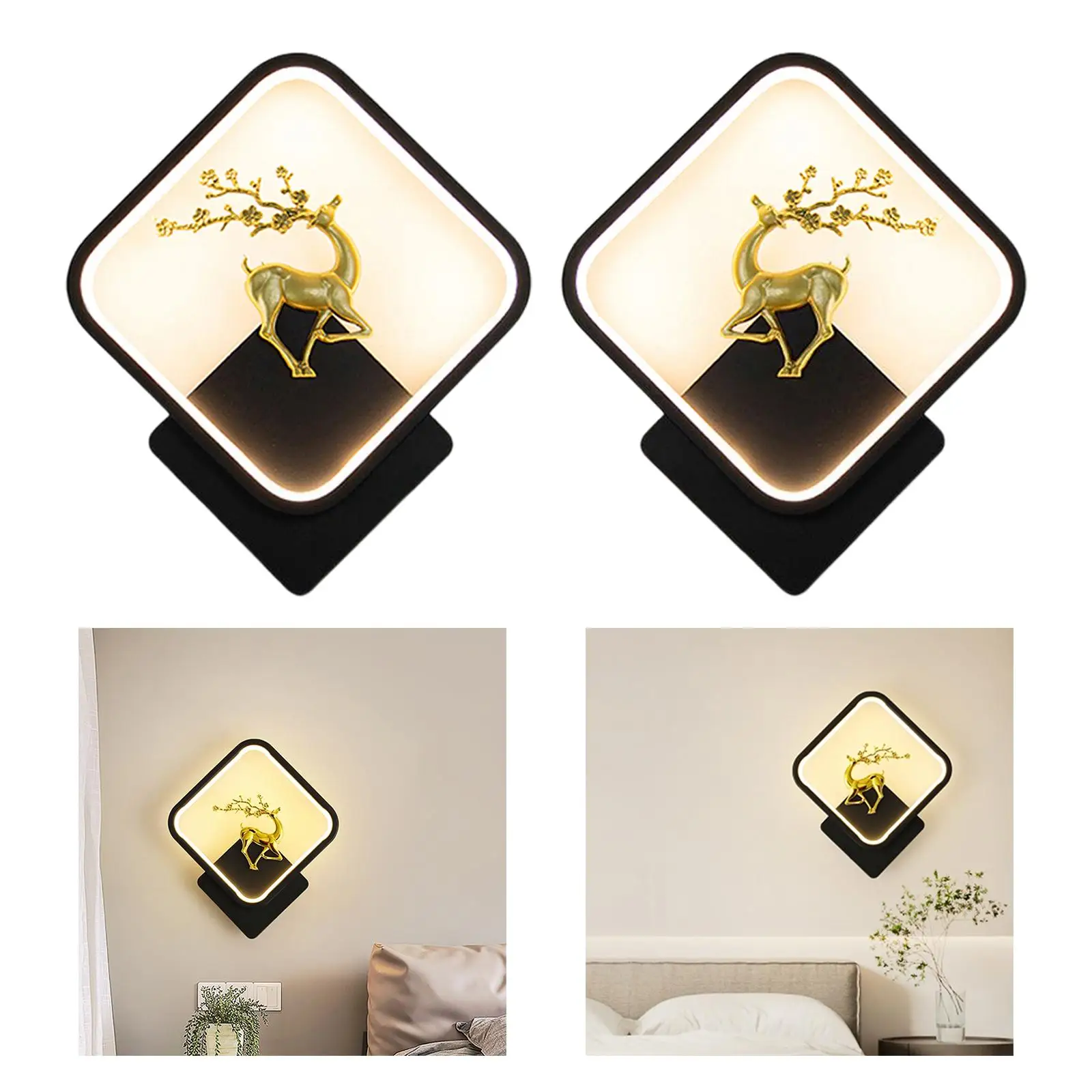 

Светодиодный светильник с регулируемой яркостью, трехцветный ночсветильник для офиса, гостиной, украшение для спальни