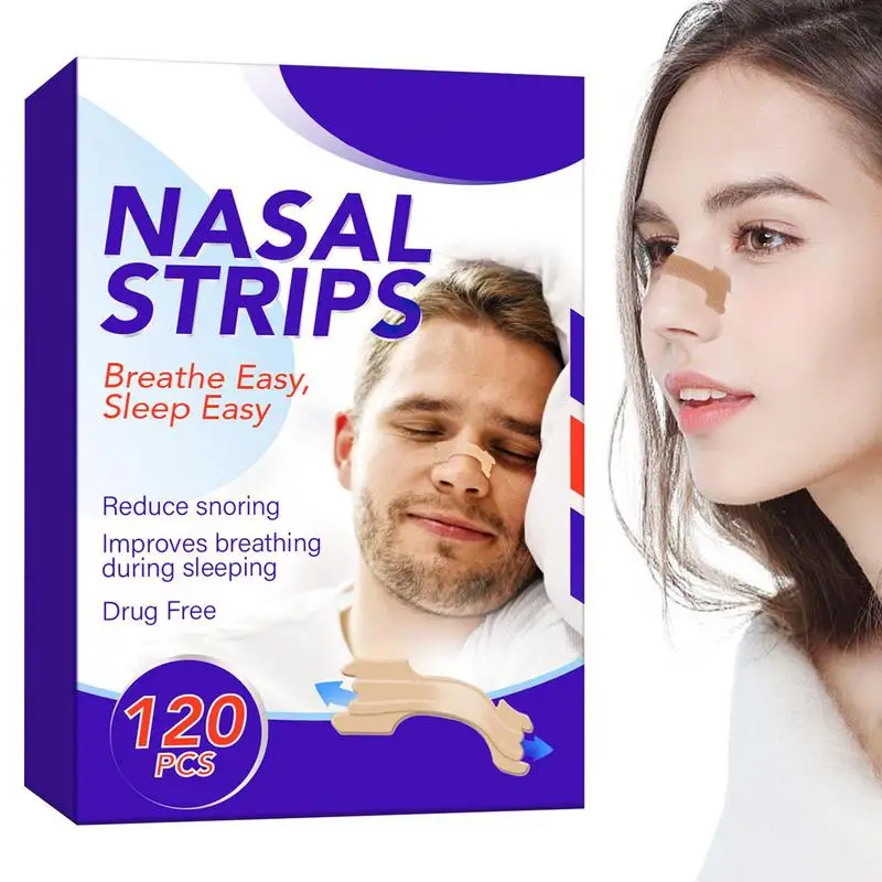 

Anti Snoring Sticker 120pcs Smooth Breathing Nasal Strips Good Sleeping Nasal Strips For People Of All Ages