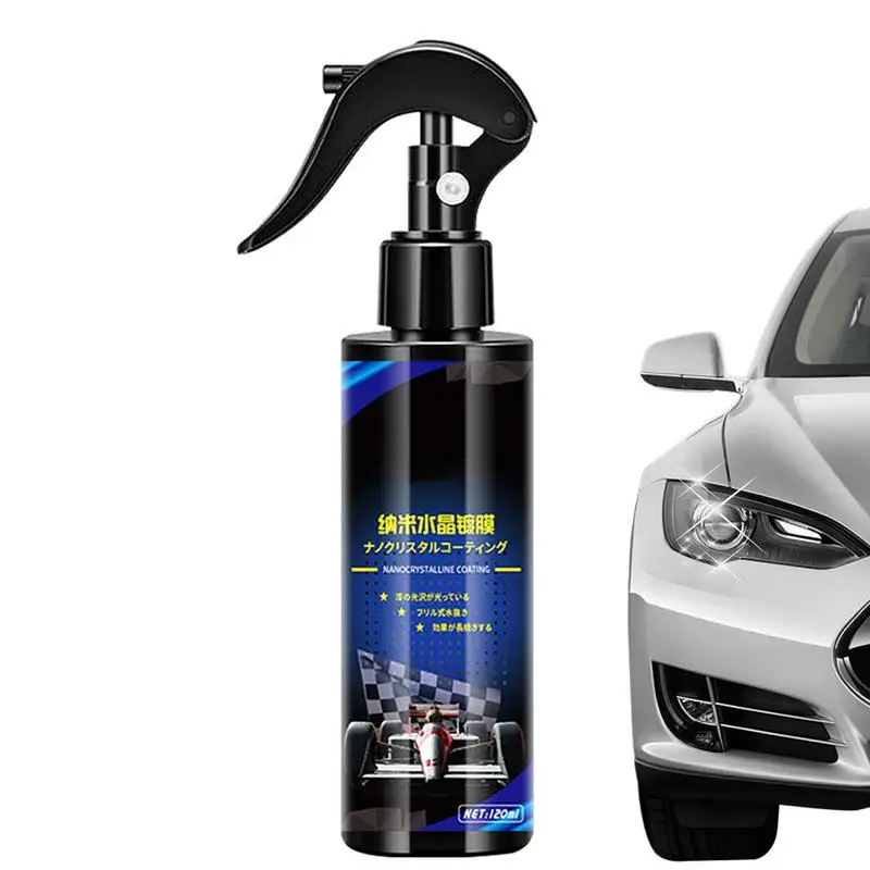 Spray Coating Agent Car Polish Liquid Waterless Wash Wax Hydrophobic Coat Polish And Polymer Paint Sealant Detail Protection