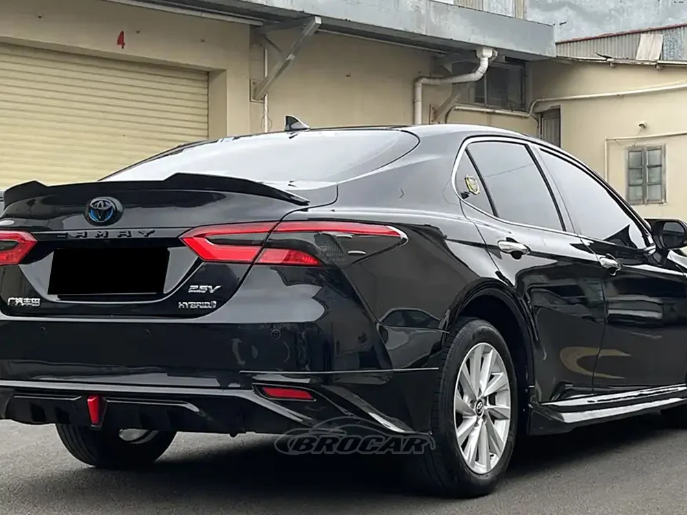Спойлер для Toyota Camry 2018 -2023 M4 стильный высококачественный Неокрашенный задний