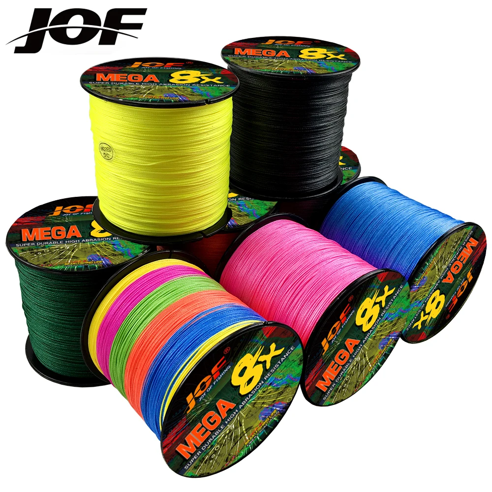 

Леска рыболовная JOF 500 м, 8 нитей, разных цветов, 0,8 #-8,0 #