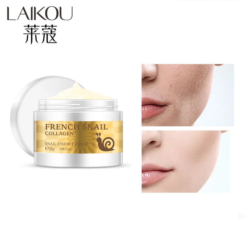 

LAIKOU Snail Face Cream Hyaluronic Acid Moisturizer Anti Wrinkle Aging Cream Collagen Nourishing Serum Day Cream for Face