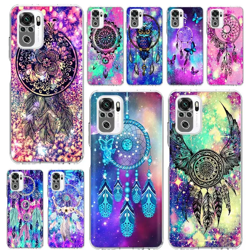Чехол Ловец снов акварельный для Xiaomi Redmi Note 11T 11 10 Pro 8 9 9S 10S 8T 8A 9A 9C K40 7 7A 6 6A |