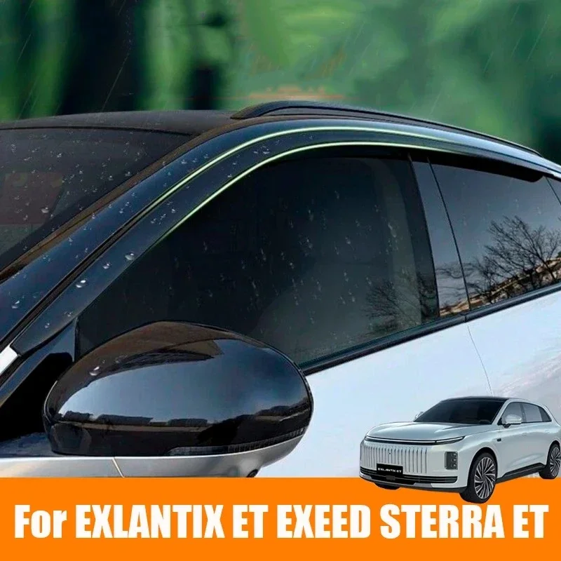 Фото Дефлекторы для EXLANTIX ET EXEED STERRA ET 2024 2025: Ветровики на боковые окна автомобиля, защита от дождя, солнцезащитные козырьки, накладки, аксессуары №2