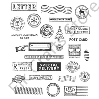 holiday postmarks clear stamps for scrapbooking diary decor embossing templates craft handmade no metal cutting dies new arrival