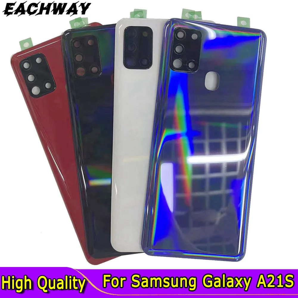 

6,5 "Новая Крышка батарейного отсека для Samsung Galaxy A21S, задняя крышка корпуса, задняя крышка, Ремонт для Samsung A21S, A217, A217F, A217M с клейким веществом