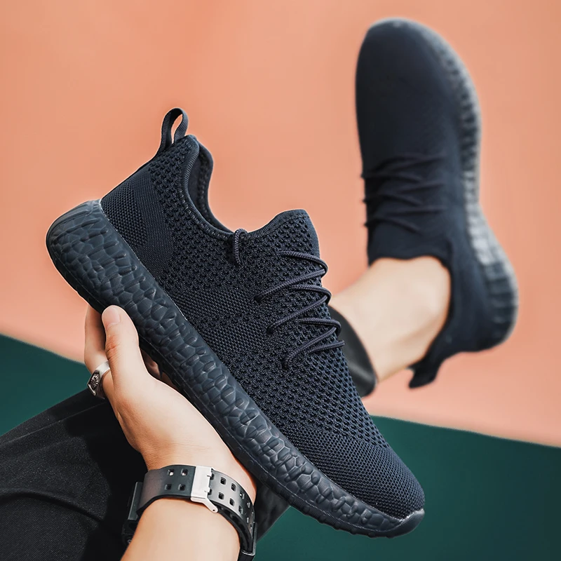 

Men Light Running Shoes Breathable Lace-Up Jogging Shoes for Man Sneakers Anti-Odor Men's Mesh Fashion Casual Shoes New Summer