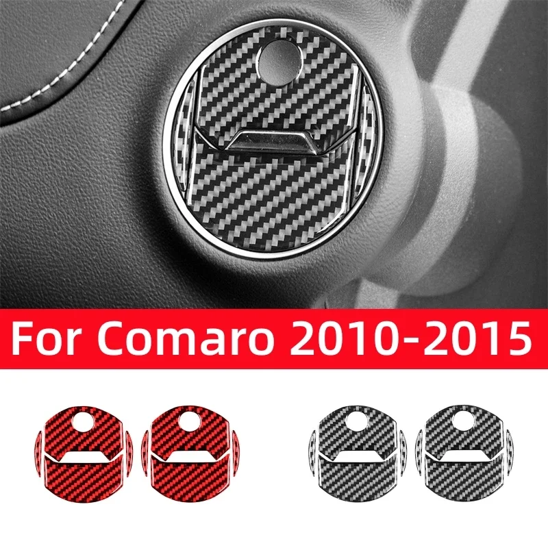 Настоящее углеродное волокно для Chevrolet Camaro 2010-2015 аксессуары интерьера автомобиля