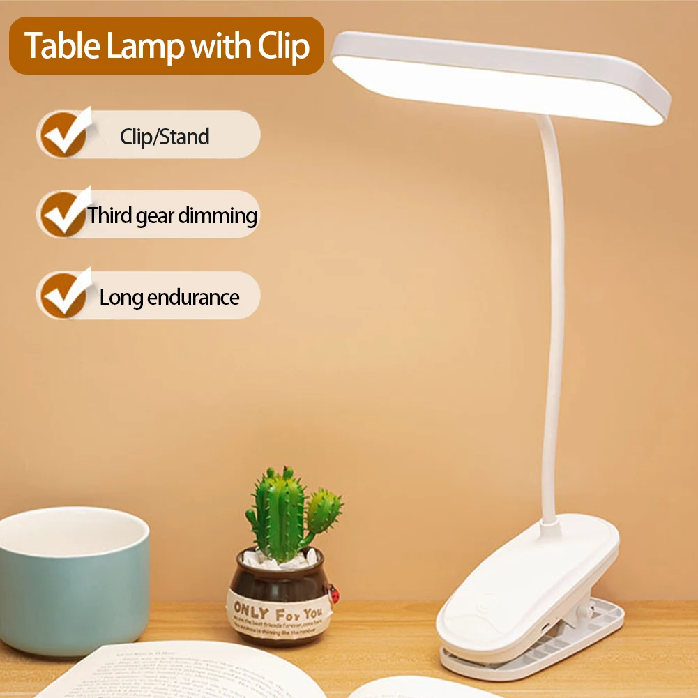 

Светодиодная настольная лампа для чтения, офиса, работы, 360 градусов, с плавным затемнением