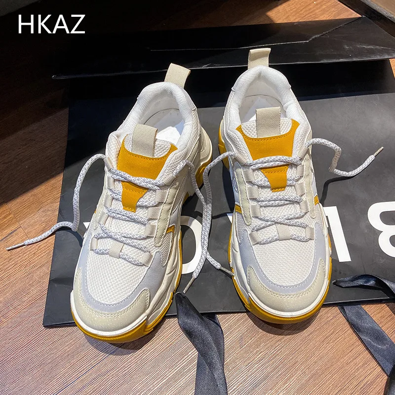 

Women's Sneaker Casual Round Tip Platform Trendy All-match Low-cut Comfortable Breathable Outdoor Shoes Spring Summer Main Push