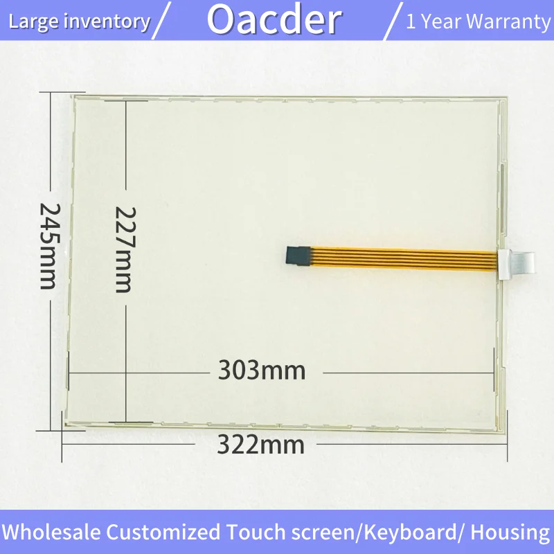 Панель сенсорного экрана стеклянный дигитайзер для VE1500 VE2300 12-200-151-Z TAE151-Z 12-210-581-Z