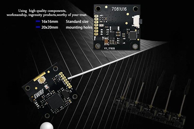 

EWRF 7081U16 25mW 7CH мини видеопередатчик 1,5g SBUS для FPV