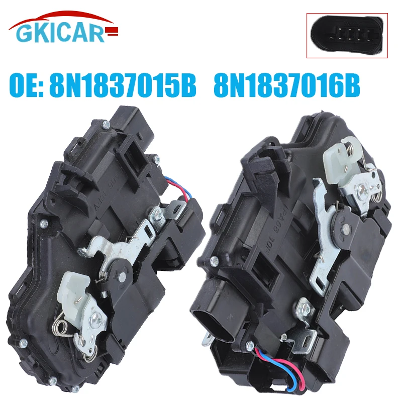 9 контактов передний левый 8N1837015B правый 8N1837016B привод дверного замка в сборе для