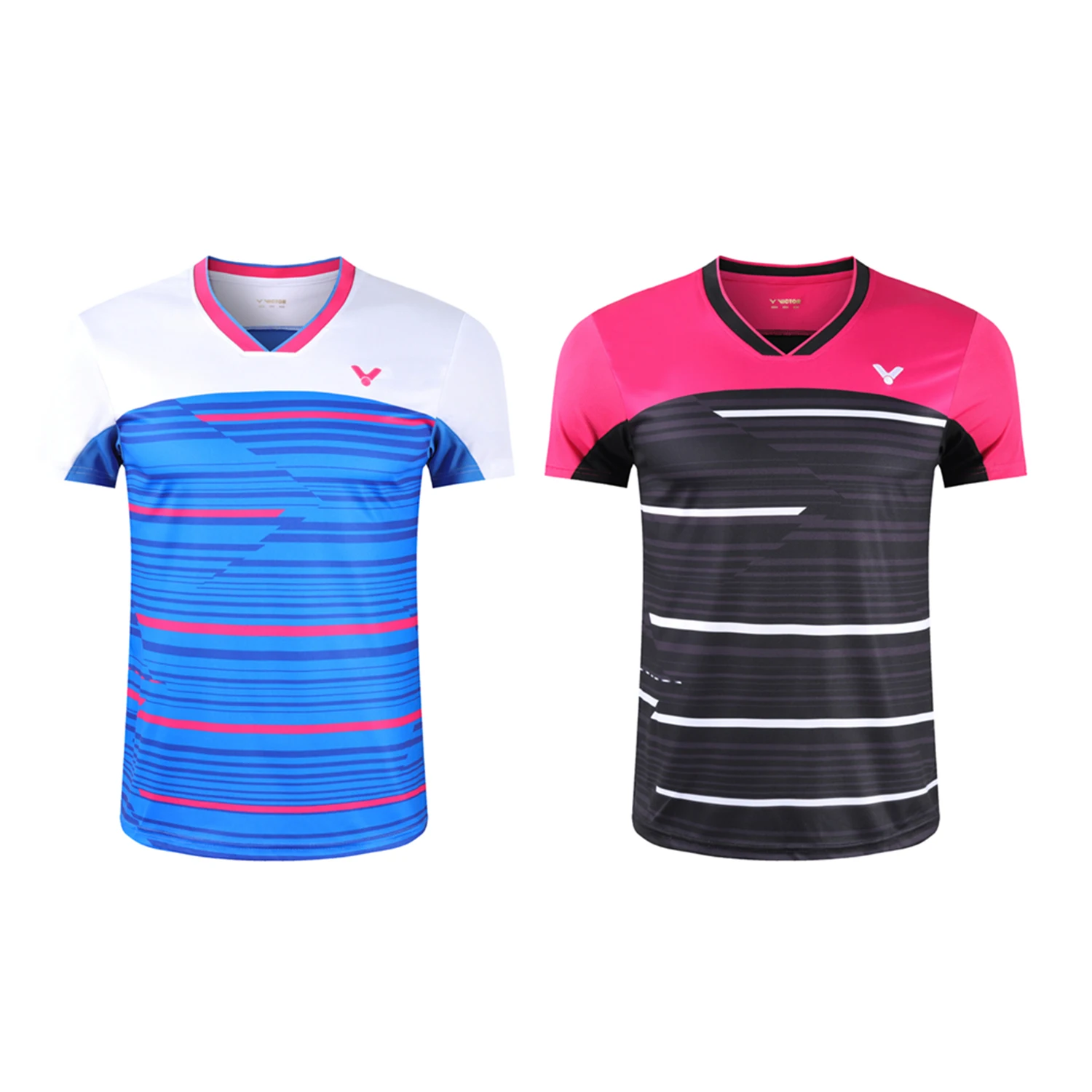 

New Quick-drying Table Tennis Clothing Short-sleeved Tops For Men And Women Competition Clothing Professional Training Shirt