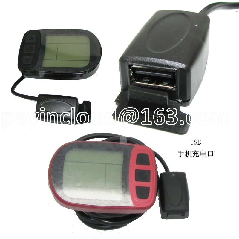 

Бустер для модификации электрического велосипеда 36 В 48 В, одометр для автомобиля, электронный автомобиль с ЖК-дисплеем