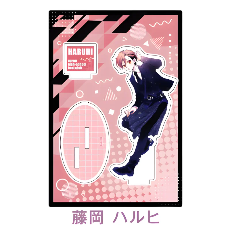 Фото Акриловая фигурка-подставка 15 см Харухи Фудзико и Тамаки Суо из Ouran High School Host Club, настольное украшение, брелок №4