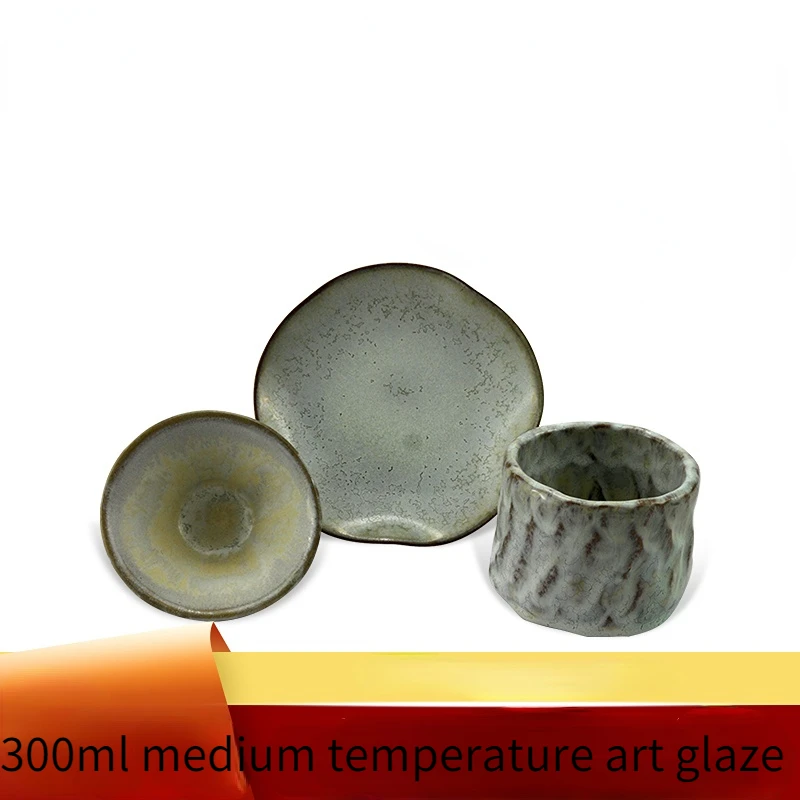 

300ml/bottle Medium-temperature Glaze Ceramic Bar Teaching Professional Electric Kiln Glaze