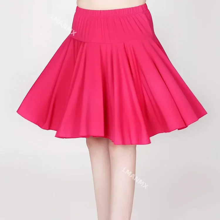 Женская юбка для латиноамериканских танцев платье бальных сальсы Танго румбы