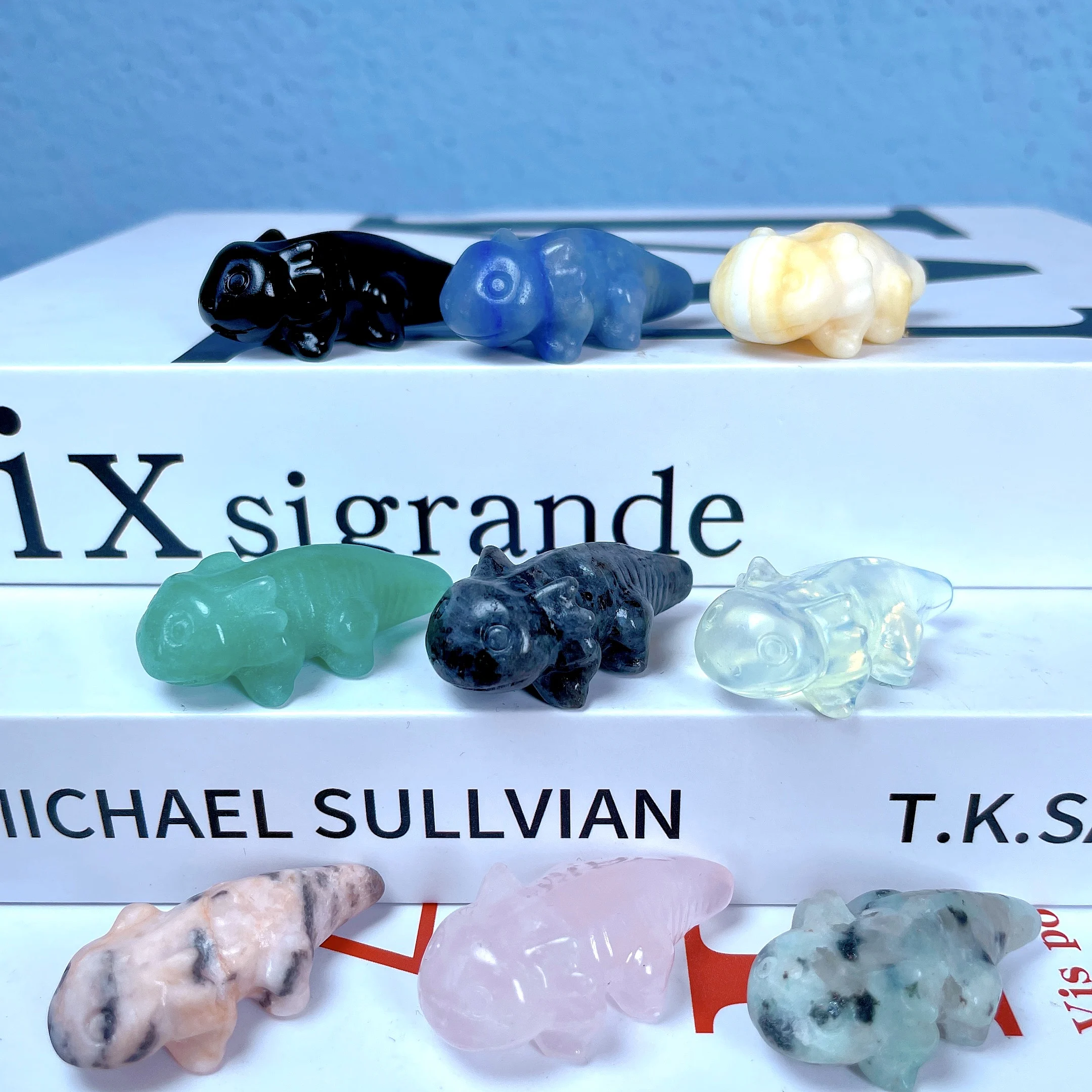 

Мини-Статуэтка Cynops orialis, натуральные камни лечебные кристаллы, резные фигурки животных, декор комнаты, драгоценный камень, безделушка