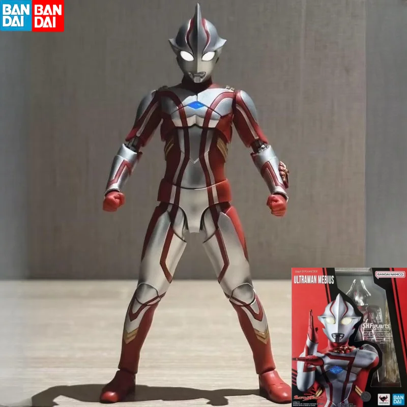 

Bandai в наличии S.H. Фигурarts SHF ULTRAMAN MEBIUS набор моделей аниме экшн-боец Готовая модель ПВХ подарок для детей