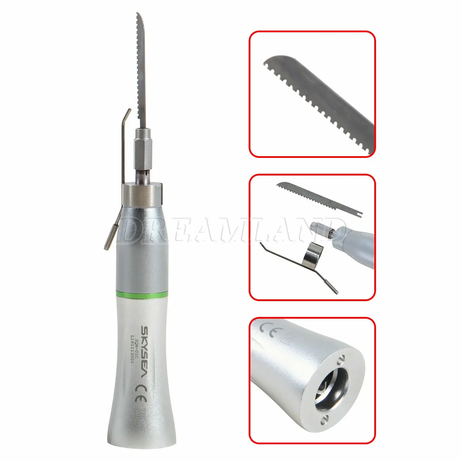 Стоматологическая хирургическая пила 1:1/4:1 прямой наконечник E-типа сабельная