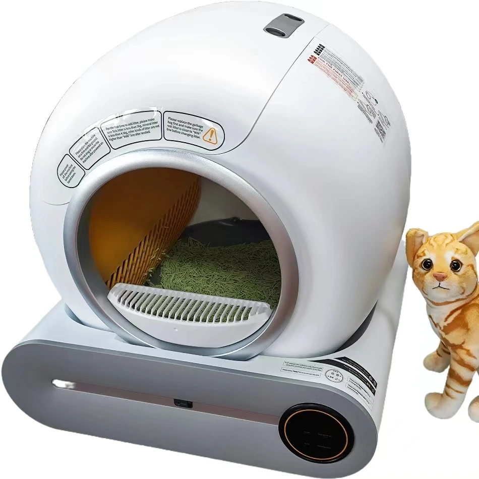 2024 автоматический умный ящик для кошачьего туалета с управлением через