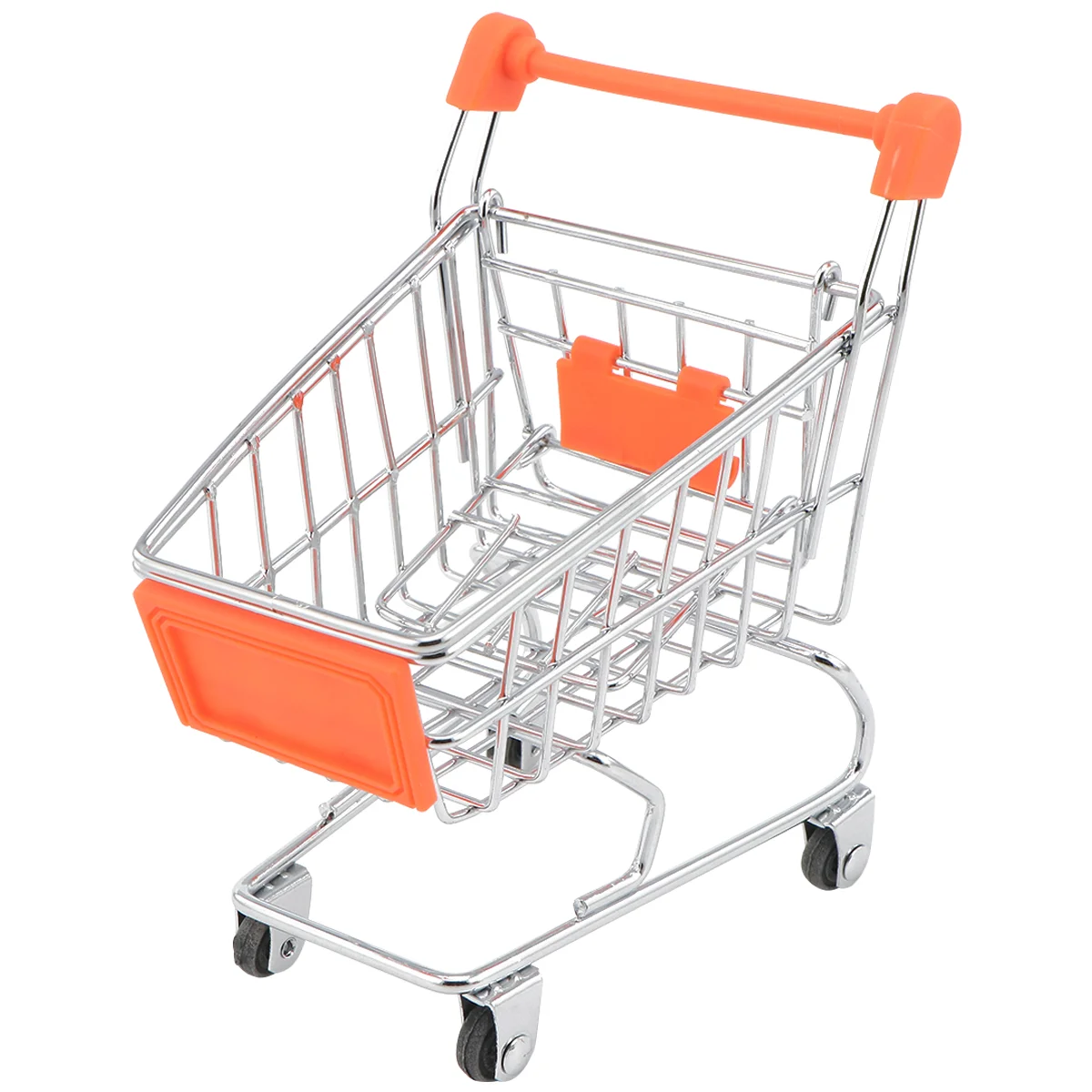 

Cart Shopping Mini Trolley Toy Brands Kids Play Storage Supermarket Pretend Playset Role Pen Tiny Mall Store Metal Basket