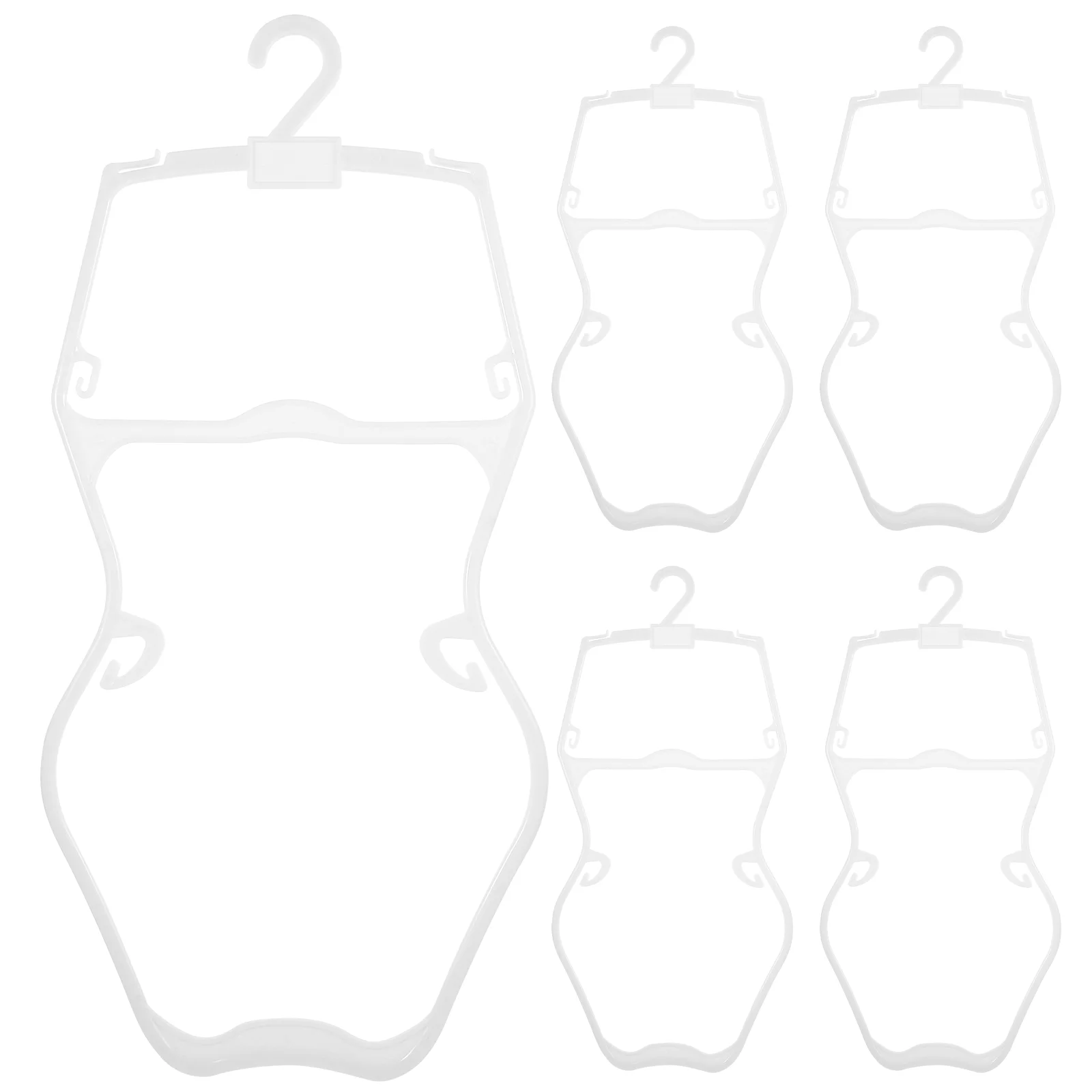 5 шт. вешалка для купальника купальники малышей пластиковая детской одежды