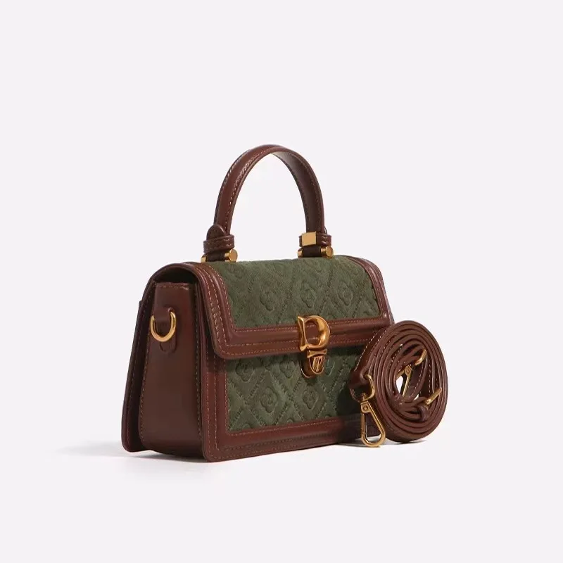 Women's Bag 2023 New Fashion Shoulder Bag Reusable Shopping Bag For Leisure High Quality Large Capacity Square Purse Retro Tote