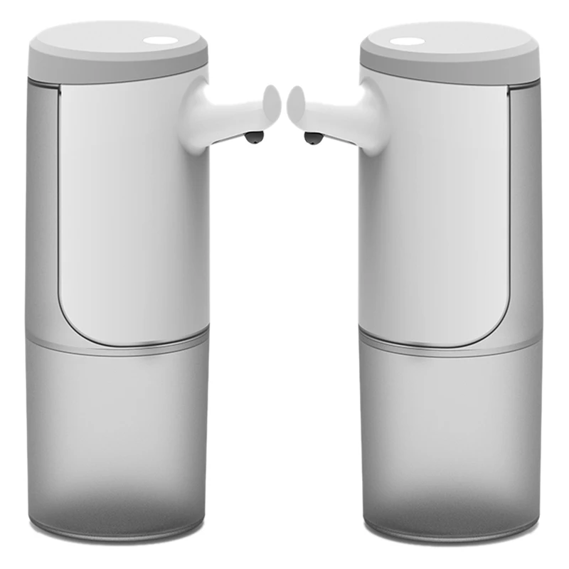 

JFBL Hot 2Pcs Automatic Soap Dispenser 450Ml Perfectless Foaming Soap Dispenser Usb Charging - Bubble & Gel