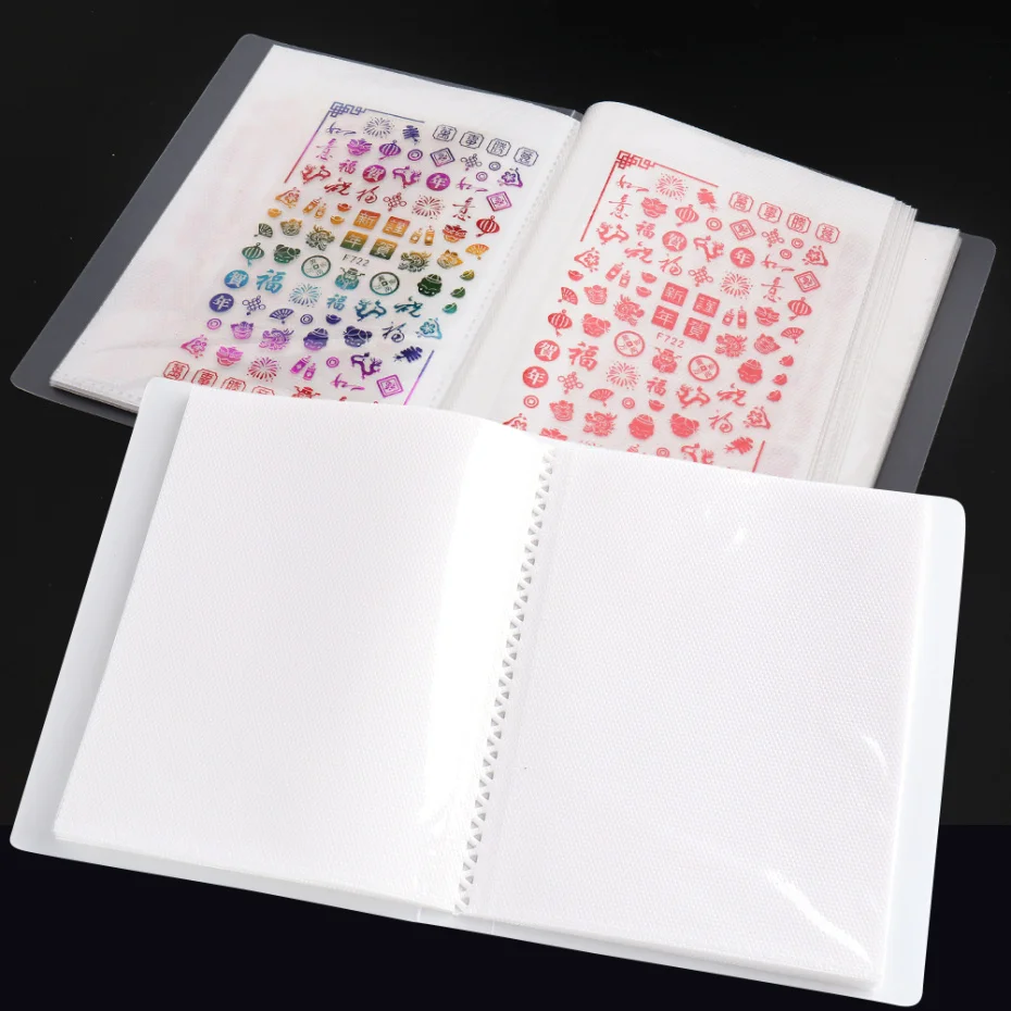 Альбом-наклейка для дизайна ногтей FB1991 40 слотов