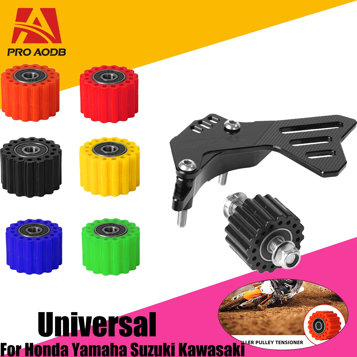 R9CC 8/10 мм приводная цепь роликовый шкив колесо слайдер натяжитель направляющая