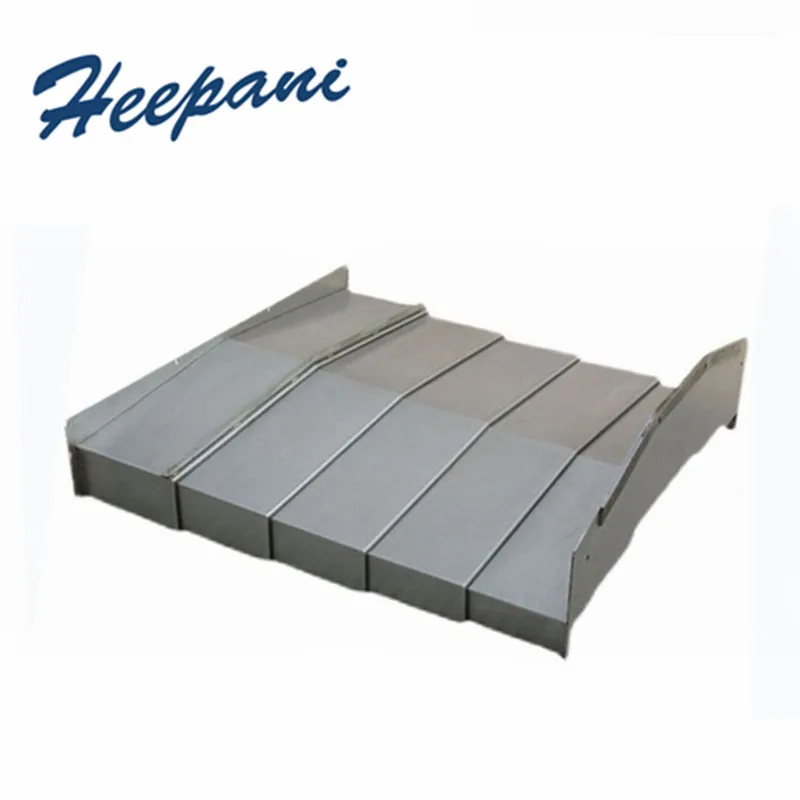 

CNC machine tool steel plate shield guide 850E lathe boring machine 1060 telescopic stainless steel shield dust cover