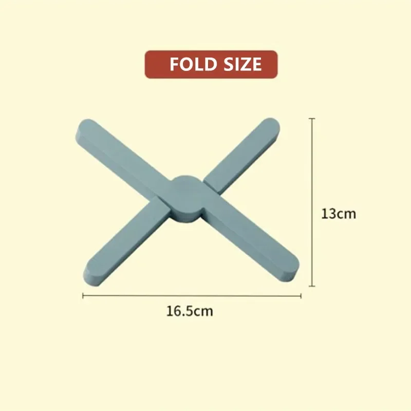 1/2 шт. складной силиконовый термостойкий коврик для столовых приборов