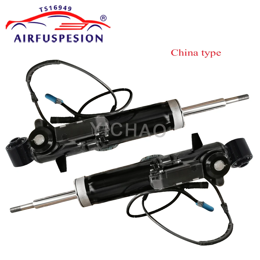 Pair Rear Air Suspension Shock Absorber Strut For BMW X5 E70 with Sensor 37126788765 37126788766 (China Type)