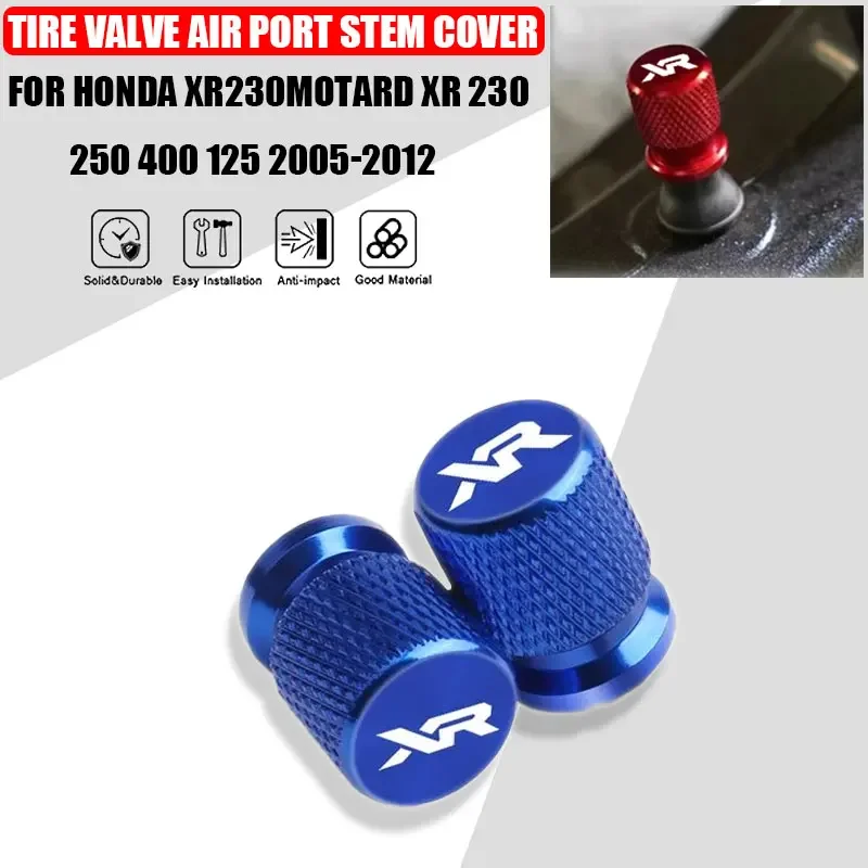 2 шт. аксессуары для мотоциклов Honda XR230MOTARD XR 230 250 400 125 2005-2012 металлические колпачки