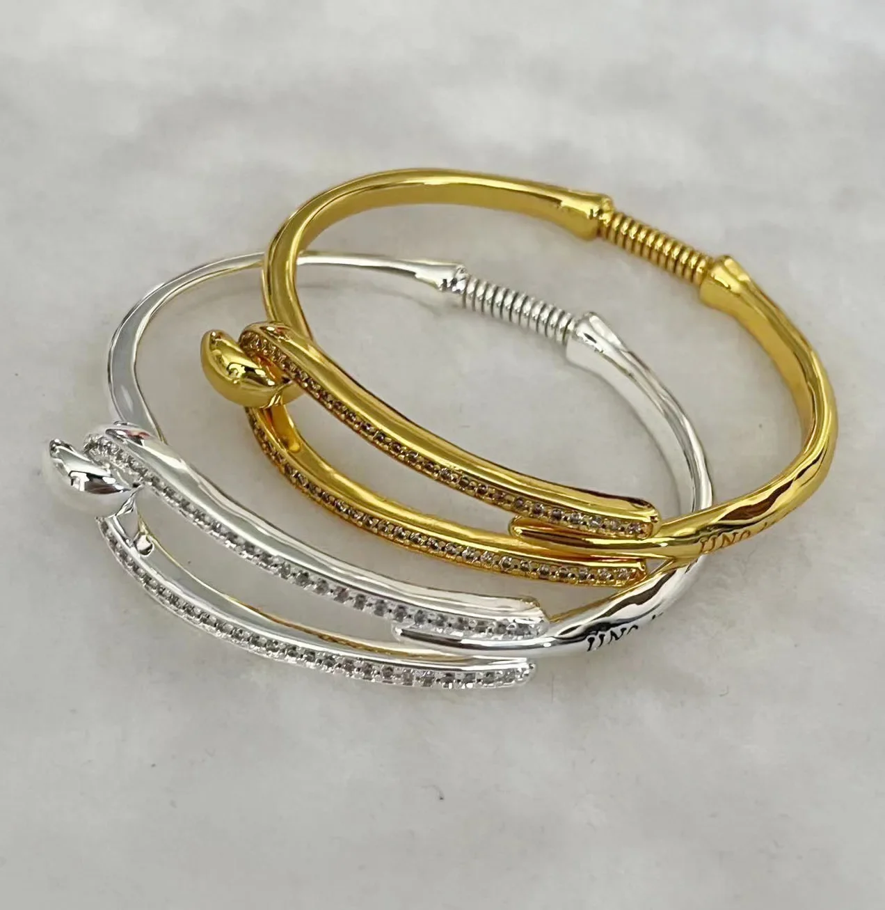 Роскошный серебряный браслет UNOde50 с драгоценными камнями для девочек легкая