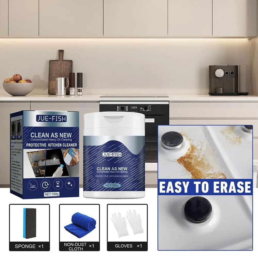 

Multifunctional Heavy-duty Cleaner Powder Kitchen Cleaner Cleaning Natural Kit Cleaner Cleaner Safety Product All-Purpose V6S9