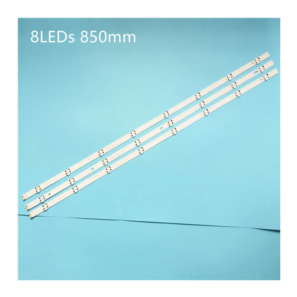 

850mm LED Bands For LG 43UH6030 43UH603V 43UH6100 43UH6107 LED Bars Backlight Strip Line Ruler Direct 43inch UHD 1Bar 24EA Type