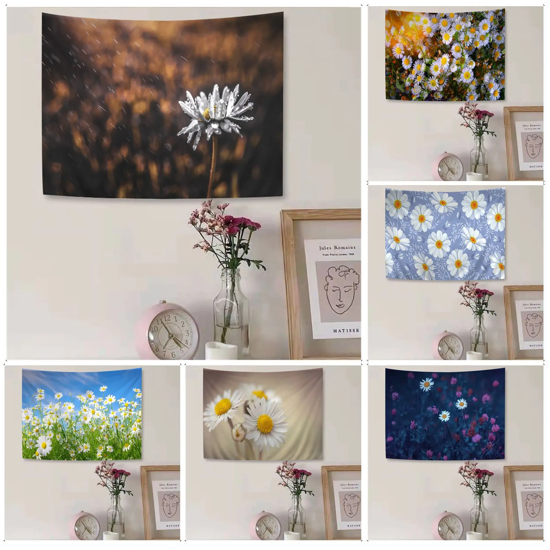 

Daisy Anime Tapestry Art Science Fiction Room Home Decor Wall Hanging Sheets
