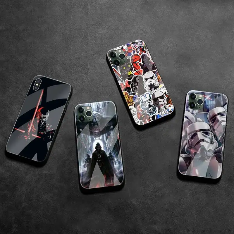 

Чехол из закаленного стекла для iPhone 13 12 Mini 11 Pro XR XS MAX 8X7 Plus SE 2020